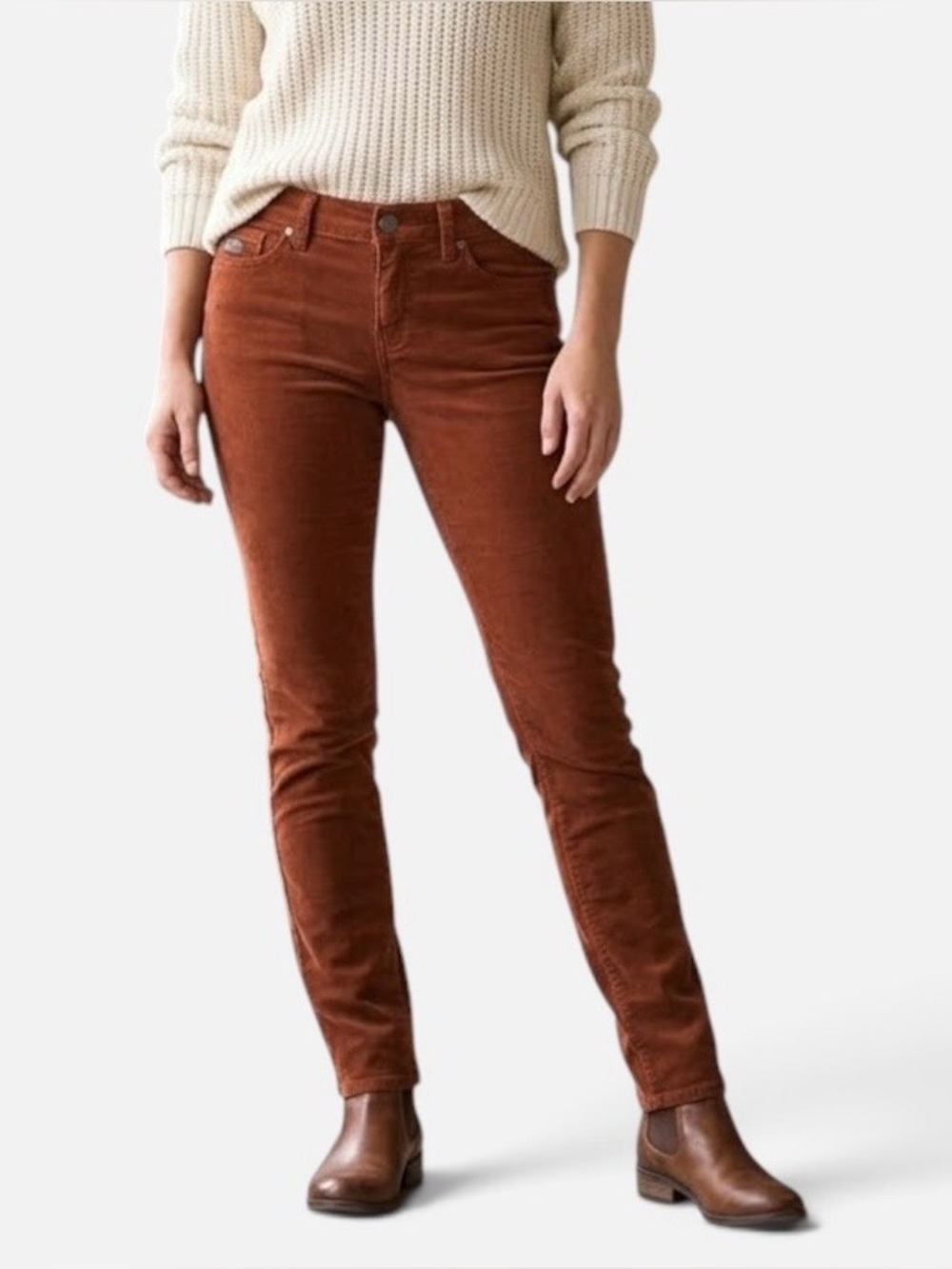 prAna Y2K Trinity Low-rise Skinny Corduroy Pant in Terracotta Women’s Size 2